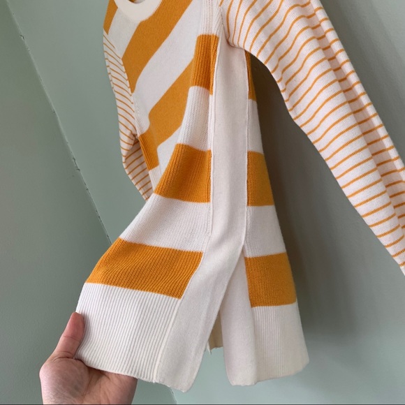 Ann Taylor LOFT Striped Crewneck Knit Sweater Sz S - Picture 5 of 10